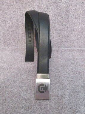 Mission Leather Belt 40mm Black Florida Gators Licensed NCAA Ratchet Gunmetal L